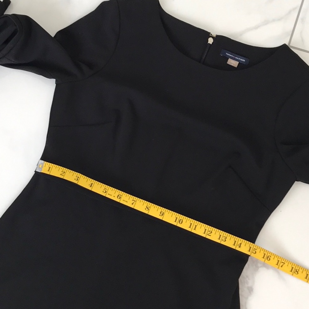 Tommy Hilfiger Black Bell Sleeve Dress - Picture 11 of 14